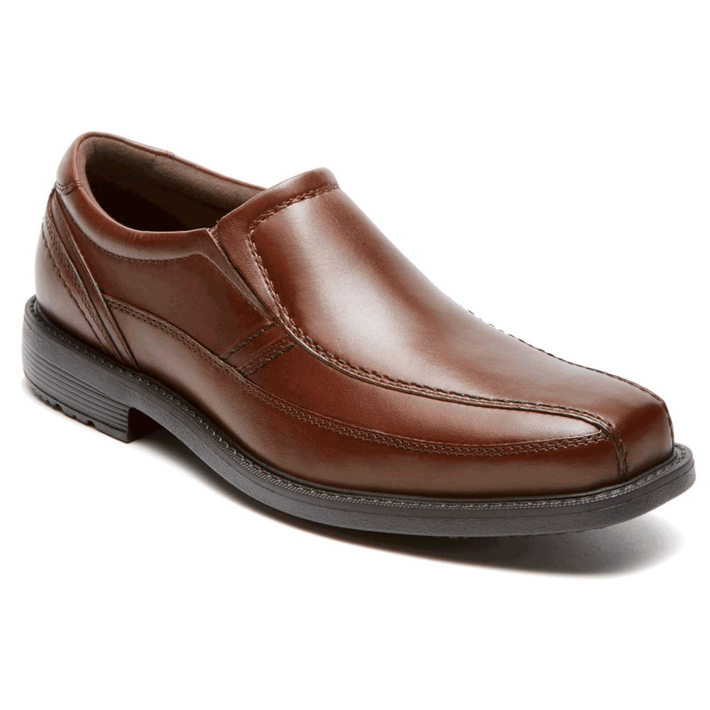 Rockport Mens Slip-On Brown - Style Leader 2 Bike Toe - UK 501-RUCLYH